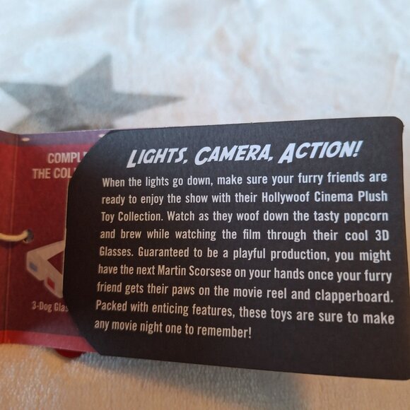 P.L.A.Y.'s Hollywoof Cinema Happy Hound Brew Fun Dog Toy New Crinkle Crunchy - Picture 6 of 8